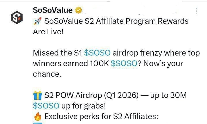BTCSOLAirdrop's tweet photo. 🚀If you Missed Season 1 Join Now Season 2 Profit upto $5000 

https://t.co/fbAZm8zCnr

🔥Big Reward Waiting For you 💥
✅ Earn EXP daily by:
🚨Doing check-ins
Completing starter &amp; limited-time tasks
👀 Active User Get Big Airdrop
🏆More details Join Now 
https://t.co/zzh74gN0GF https://t.co/jmA27NnU2m