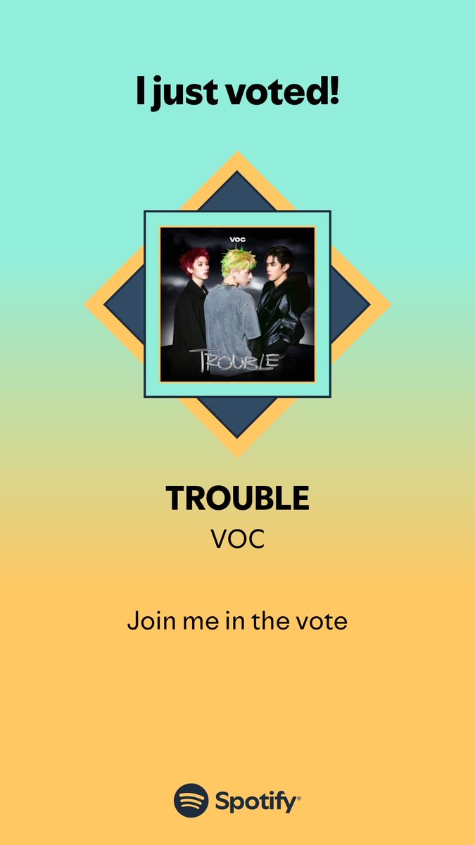 I just voted!

Who do you want to become Spotify T-Pop Now Hottest of the Month? Check out this playlist and join me in the vote.  open.spotify.com/playlist/37i9d…