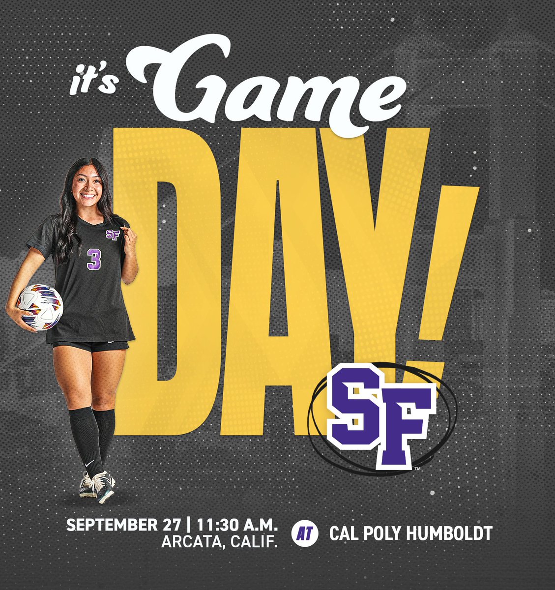 First roadtrip of the season!

🆚<a href="/HumboldtJacks/">Cal Poly Humboldt Lumberjacks</a> 
🕦11:30 AM
📍College Creek Field
📺 flocollege.com
📊 sfstategators.com/livestats_wsoc
