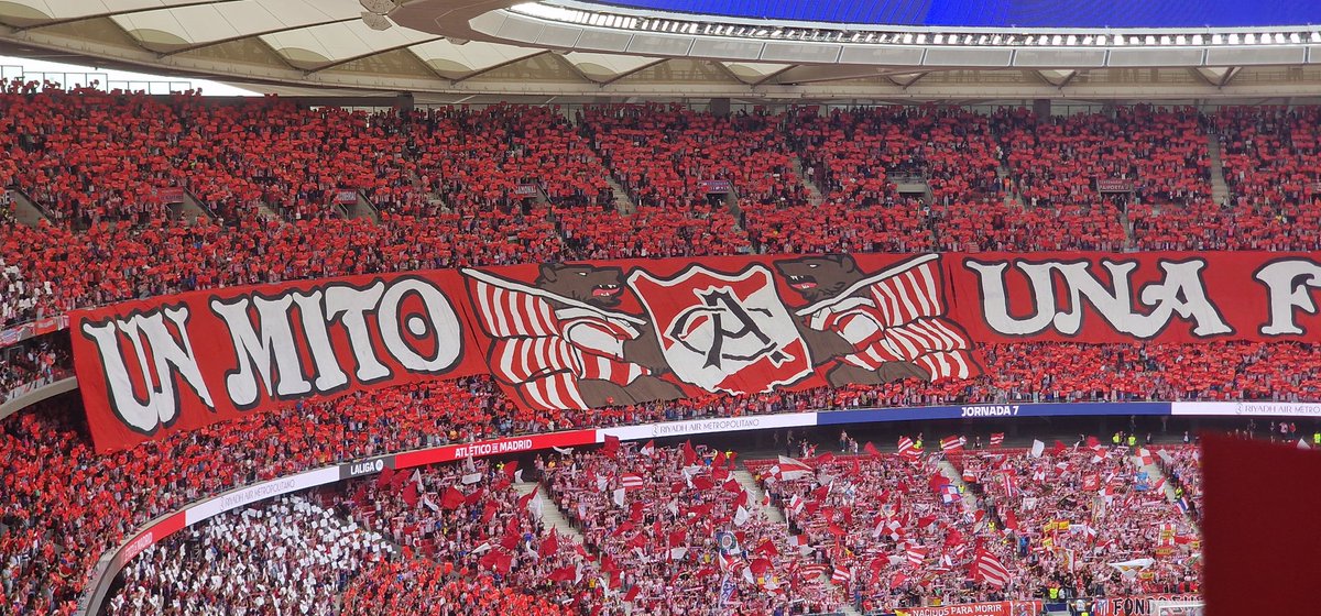 estoesatleti's tweet image. ❤️🤍 Asi recibió el Metropolitano al Atlético de Madrid ❤️🤍