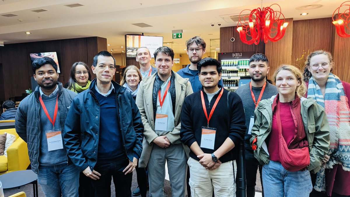 PallavSuman's tweet photo. Had the opportunity to present my research at the 14th Paul Walden Symposium in #Riga. Two days surrounded by amazing chemistry and inspiring people- truly a learning experience. And as promised, got electrified by @KLchemistry ⚡️ https://t.co/myEx5nIXN0