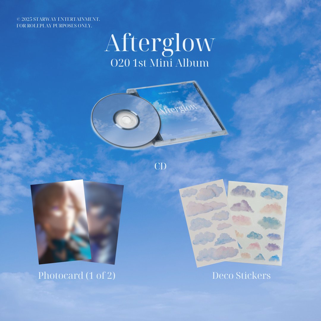STARWAY_Ent's tweet image. ㅤ
STARWAY ENTERTAINMENT

𝑂20
1ST MINI ALBUM: 𝐀𝐟𝐭𝐞𝐫𝐠𝐥𝐨𝐰
ㅡ GLOBAL RELEASE

27.09.25
ㅤ
Out now on all platforms!! 
👉🏻 [ RT to purchase ]
ㅤ