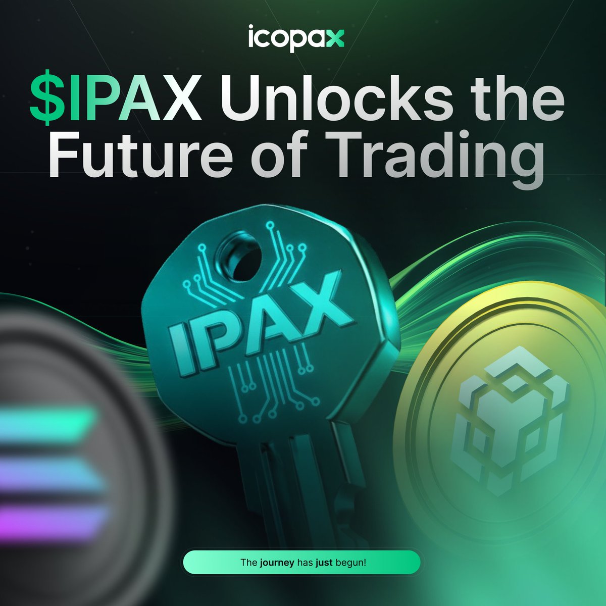 The future of trading is:
⚡ Fast
🤖 AI-driven
🌍 Community powered
🟢 Built on BSC + Solana

That future has a name → ICOPAX.

$IPAX isn’t just another token. It’s the key to a new Web3 experience. 🔑