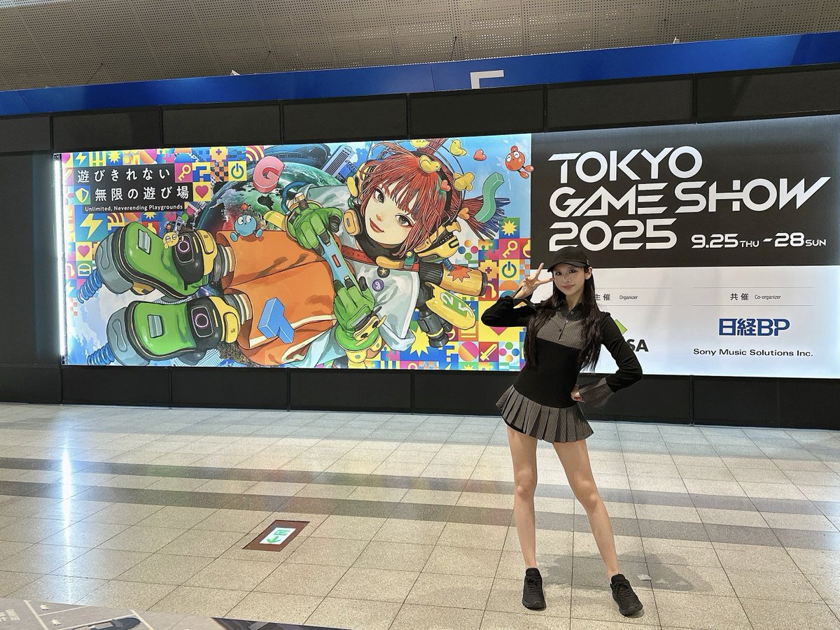 帰り際にふつうに記念撮影📷! 
#TGS2025 #東京ゲームショウ2025 https://t.co/zoSh5ejZq5