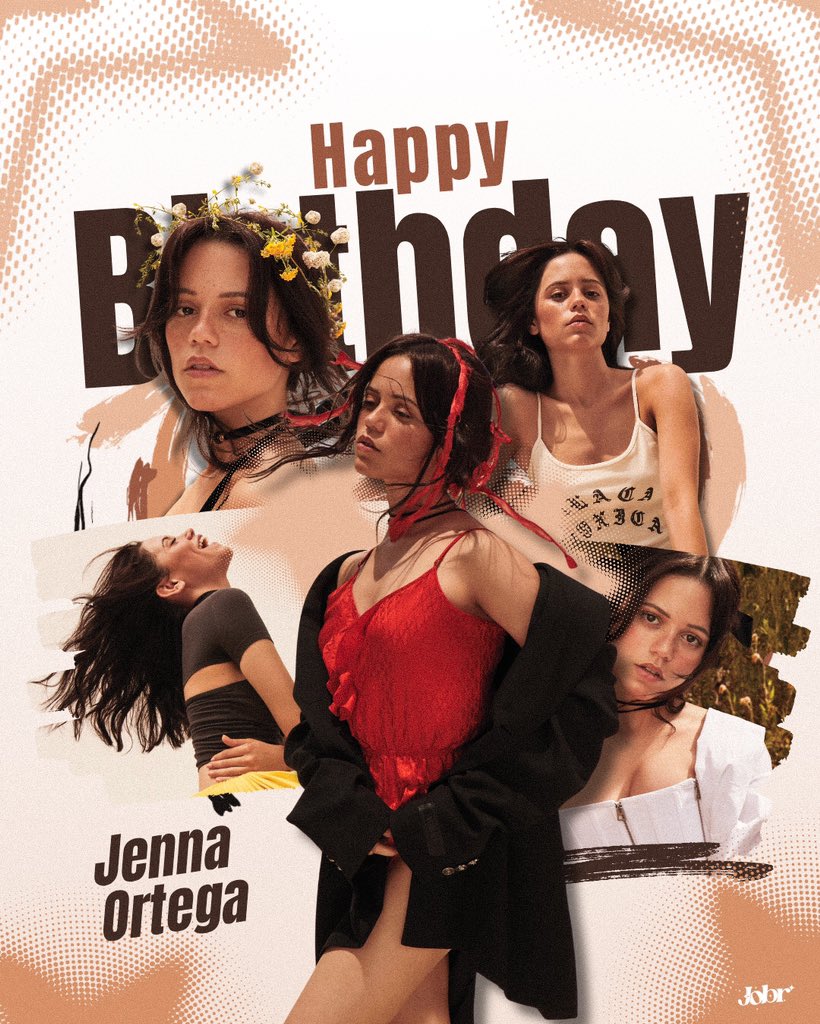 jennaortegabra's tweet photo. Hoje, Jenna Ortega completa 23 anos. Feliz aniversário para a princesa multitalentosa, atriz, escritora e dubladora. Temos tanto orgulho de você! ❤️ https://t.co/DK384X8GAA