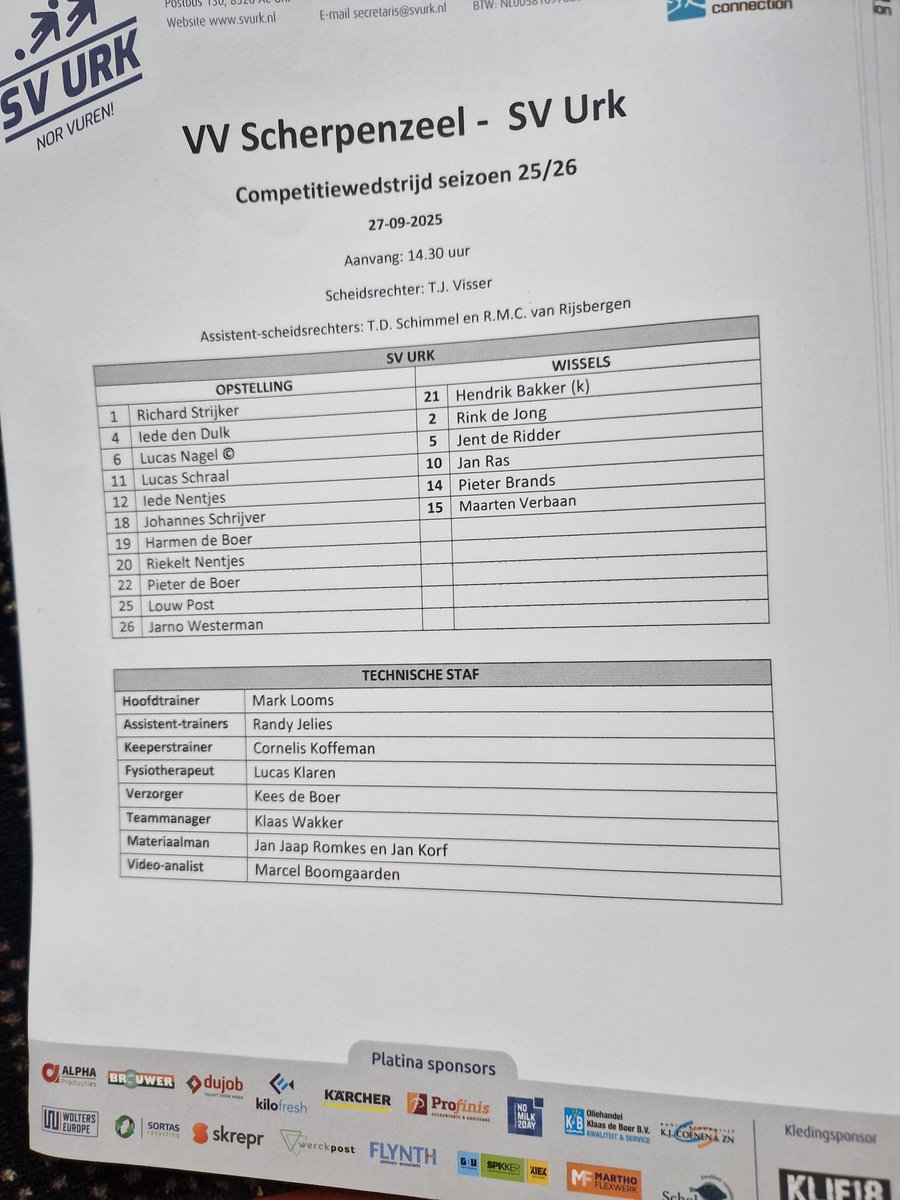 Sportvereniging Urk tweet media