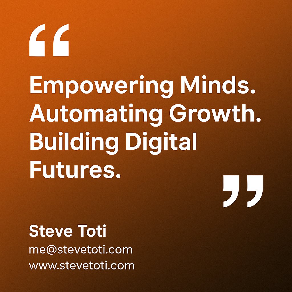 StephenTotimeh's tweet image. AI isn’t the future — it’s NOW. 🚀
I help entrepreneurs &amp;amp; businesses in Africa, Asia, &amp;amp; the Pacific build growth systems through:
🔹 Automations
🔹 Web Design
🔹 Digital Marketing &amp;amp; SEO
💡 Empowering Minds. Automating Growth. Building Digital Futures.

#aiautomations #business