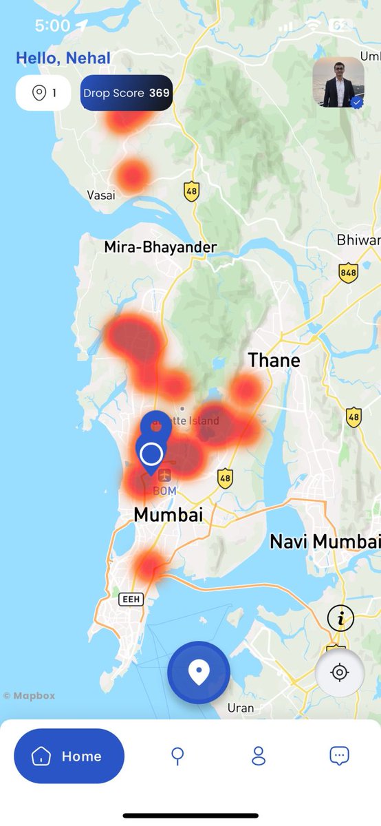 devani_nehal's tweet photo. 🚨No this isn’t Mumabi on Red alert! 

It’s people who are active at these locations to socialise/network.

DropBy and find people nearby you, open for conversations and make new connections.  @dropbynow 

Download link: https://t.co/Up20VO073j https://t.co/r9efXYmkOG