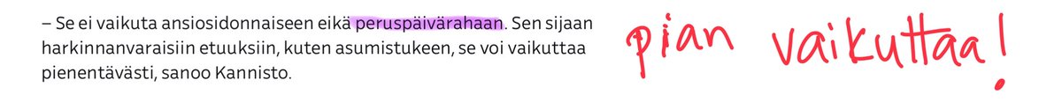 Työtön, ÄLÄ hae OVEA! Kun uusi yleistuki tulee, osittainen varhennettu vanhuuseläke vähentää peruspäivärahaakin! Ja asumistukea. Et siis hyödy mitään, mutta saat pienempää eläkettä lopun ikääsi.

Korjatkaa virhe <a href="/yleuutiset/">Yle Uutiset</a>!! Harjaanjohtava artikkeli.

yle.fi/a/74-20179273