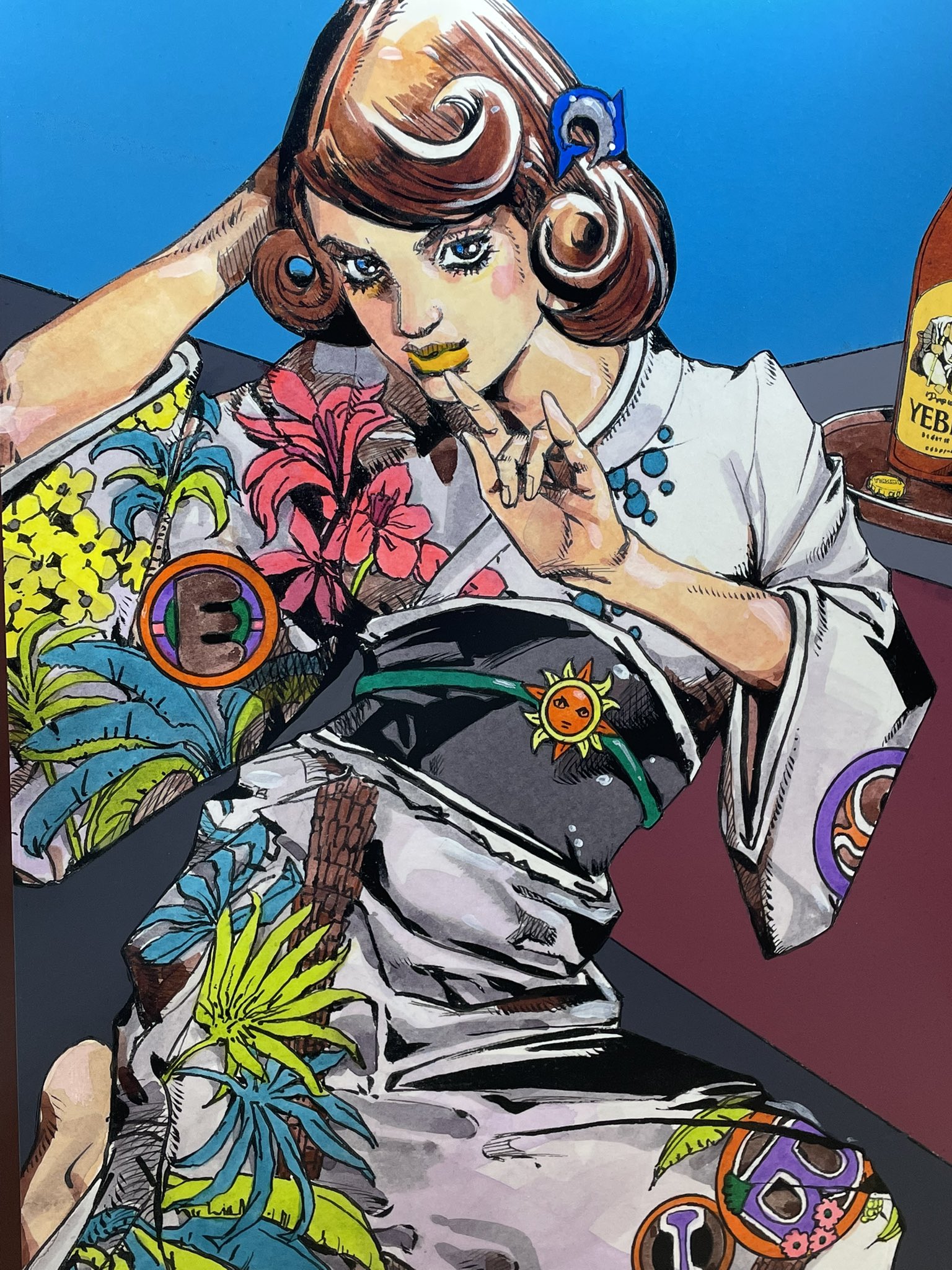 非売品 荒木飛呂彦エビス 第二弾コラボキャンペーン 当選ハガキ JOJO 9