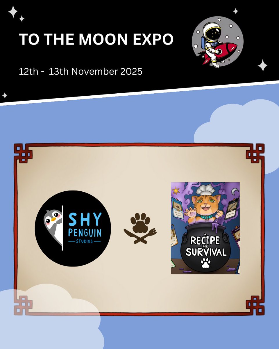 We will be rocketing to Nec Birmingham to exhibit at the <a href="/ToTheMoonExpo/">To The Moon: Games Expo 🎮</a> on the 12th -13th November! Come find us here and talk to us! 
#tothemoonexpo #indiedev #gamedev