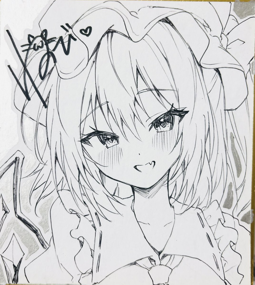 手作り額付き作品　title「はるうららニャンコ」 ♡ ✍️ちさ⇒らるちちゃん💗 @rarucherry らるちちゃんとシール