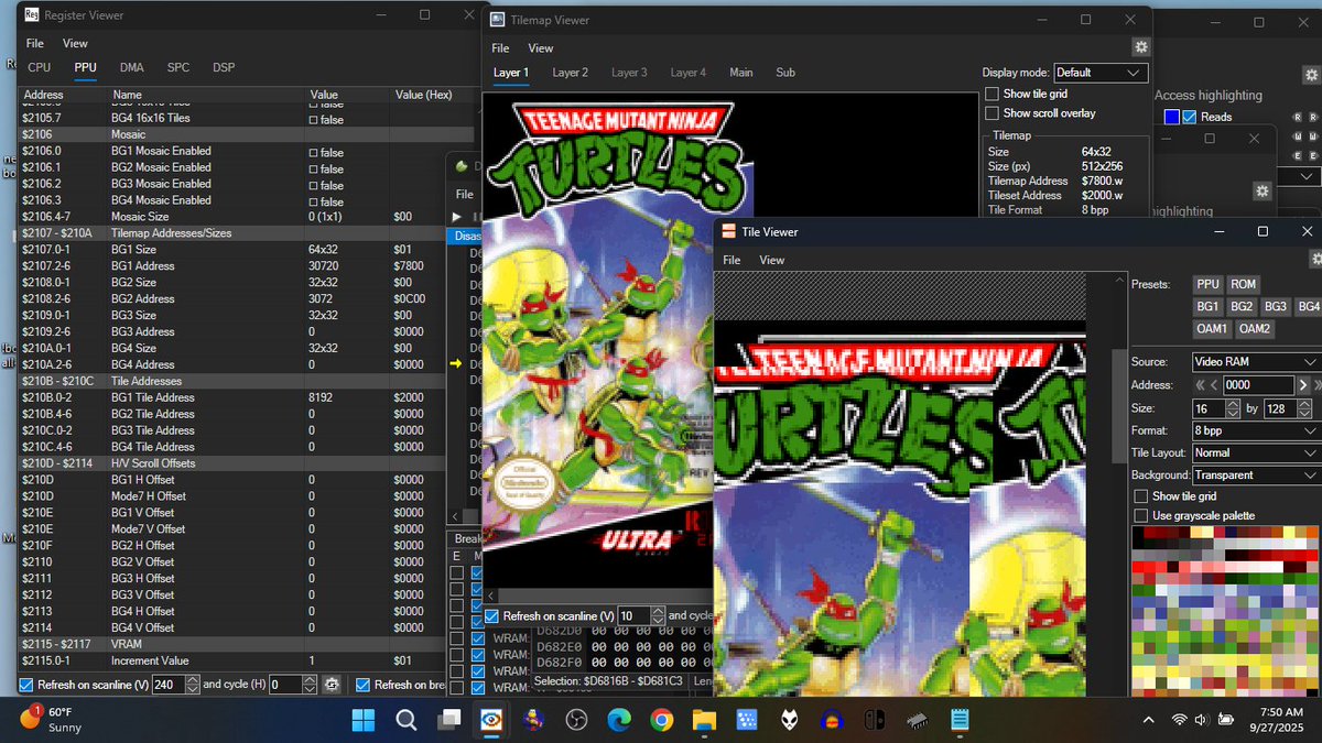 infidelity_nes's tweet image. Time for the looooong process of building my MSU-1 OST menu. 🫡 🐢🐢🐢🐢