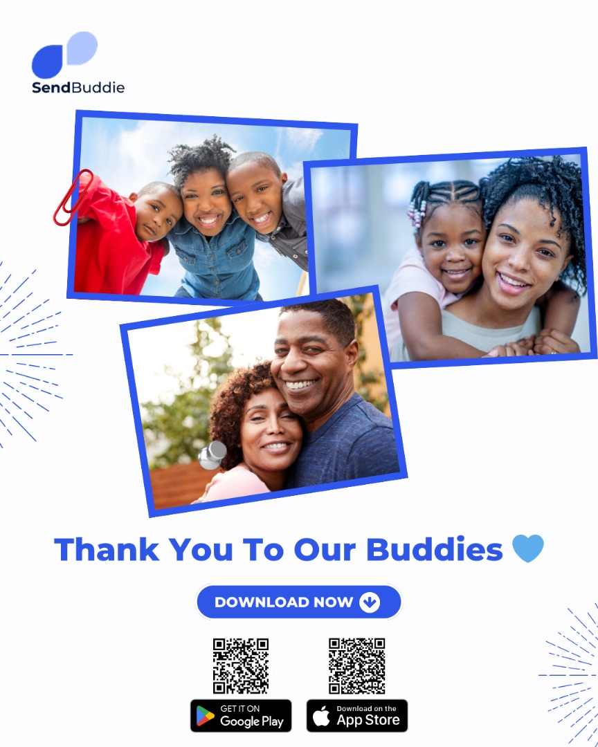 SendBuddie's tweet image. To every customer, for every family, for every smile. We say thank you!
#SendBuddie #Gratitude #TogetherWeMove