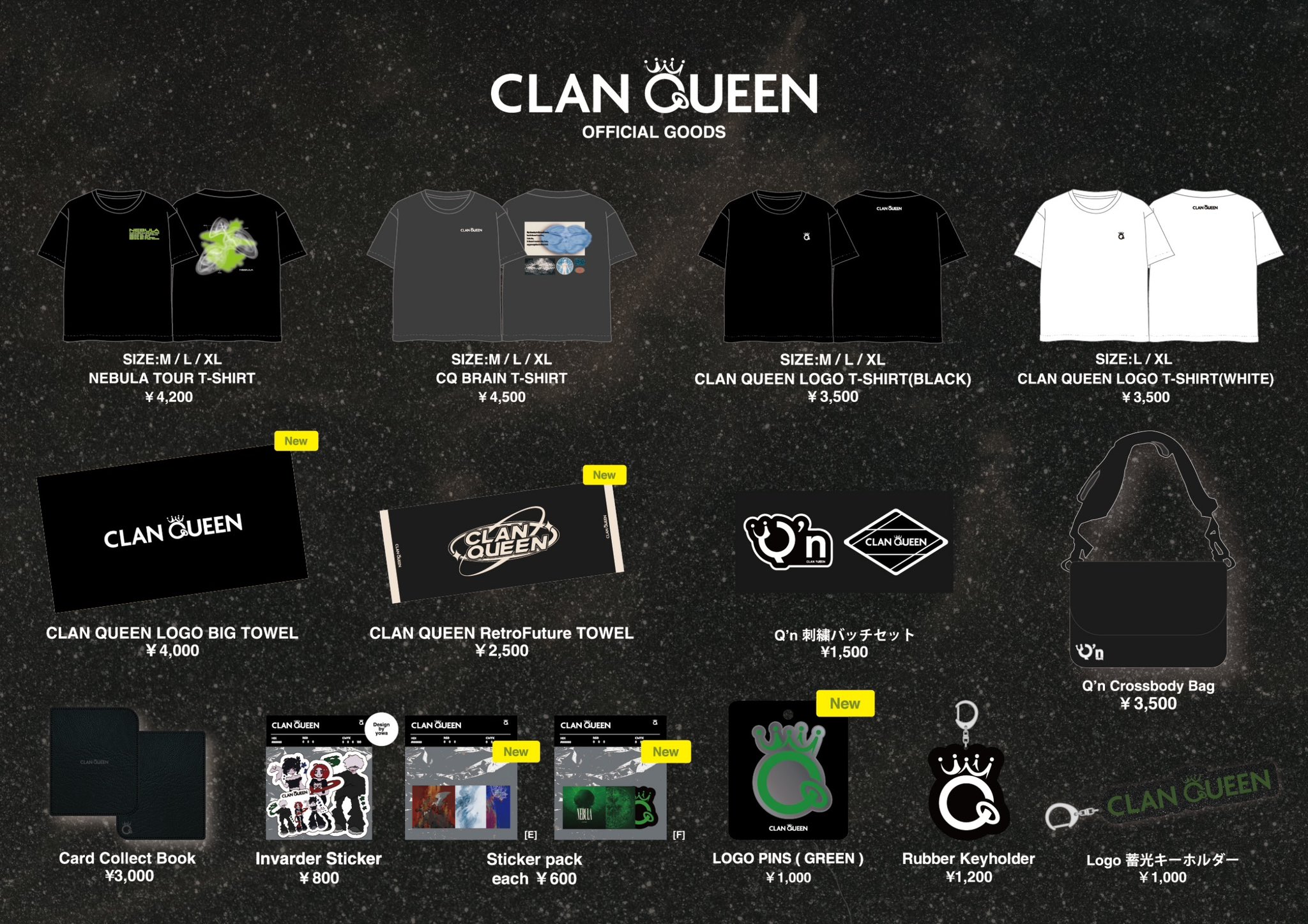 clan queen ステッカー clan queen ステッカー CLAN QUEEN / Official Goods Shop