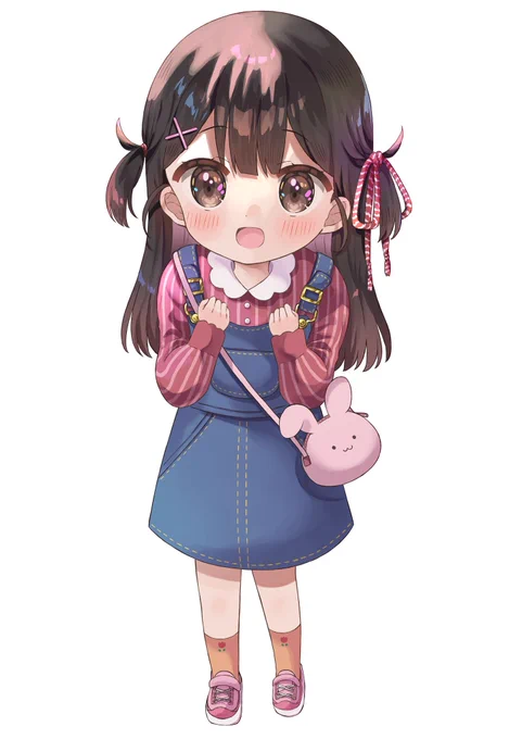 イラストのご依頼で新しいキャラクターをデザインしました! ご依頼ありがとうございました