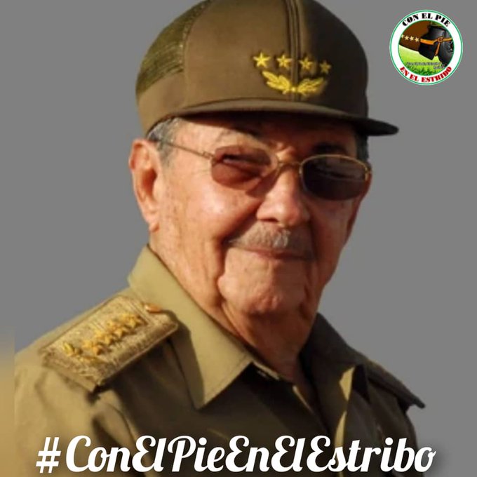 Nuestro Raúl se va a ir cuando él quiera al igual que Fidel, todavía sigue #ConElPieEnElEstribo, aportando, no cuando los malintencionados quieran.
#NoALaManipulación