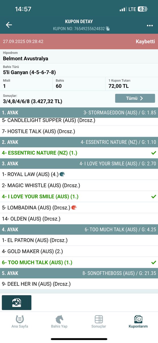 Yazık oldu güzelim kupona ufak ince kurgulara devam