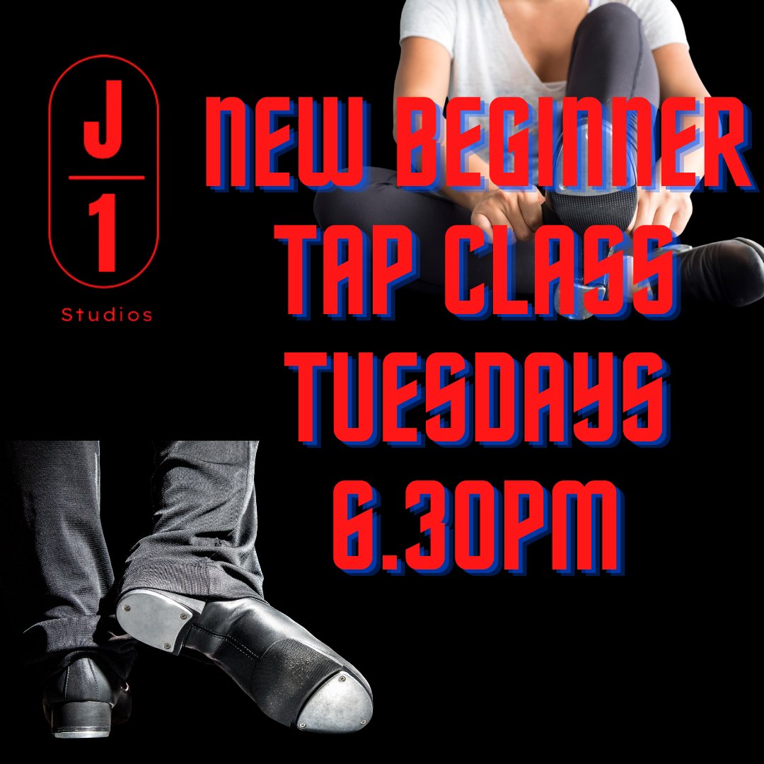 JustOneTheatre's tweet photo. Take your first steps in tap dancing! Join our J1 Tap - Beginner session with Justin Sparkes at J1 Studios on September 30th. Book now: https://t.co/wHxHqgdkVW #TapDance #BeginnerDance https://t.co/Zk3pwWDILZ