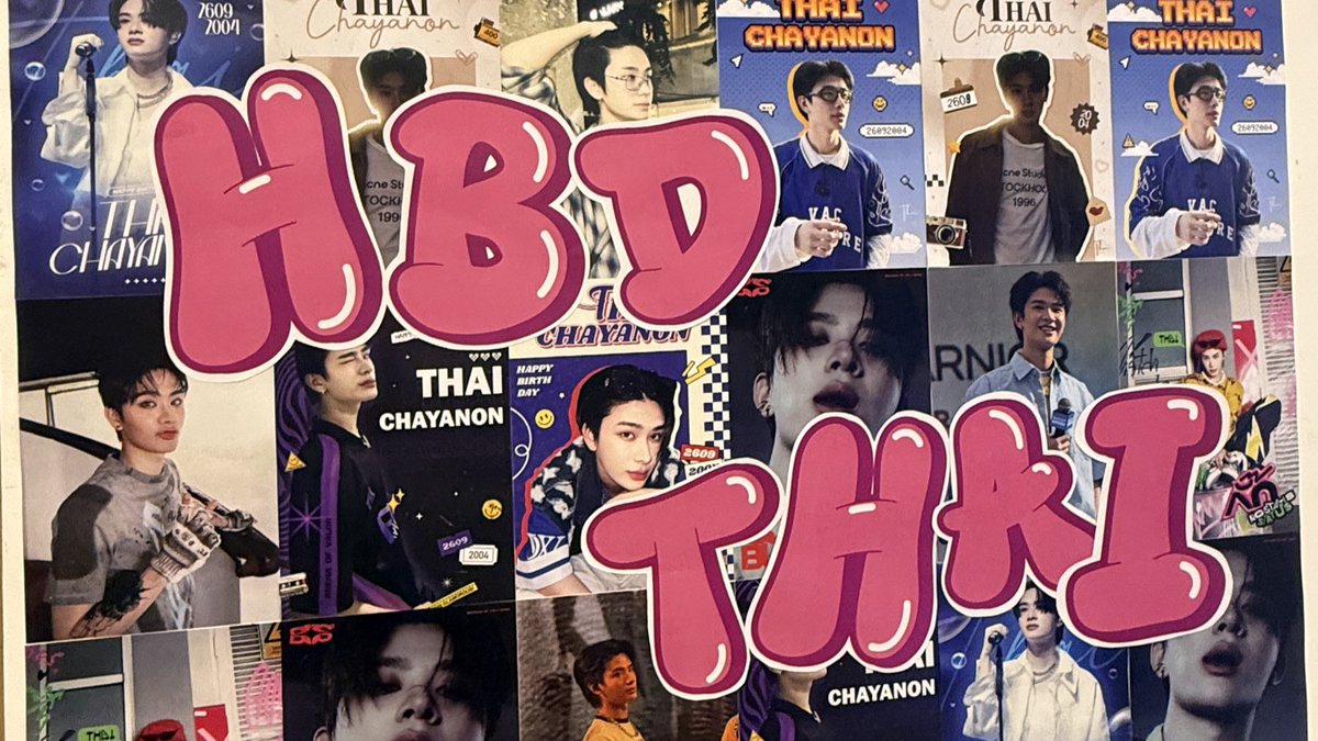 IDEAZONETIMER's tweet image. happy birthday nong THAI 🫶🏻🎂

#THAIchayanon 
#21stShiningTHAIstory