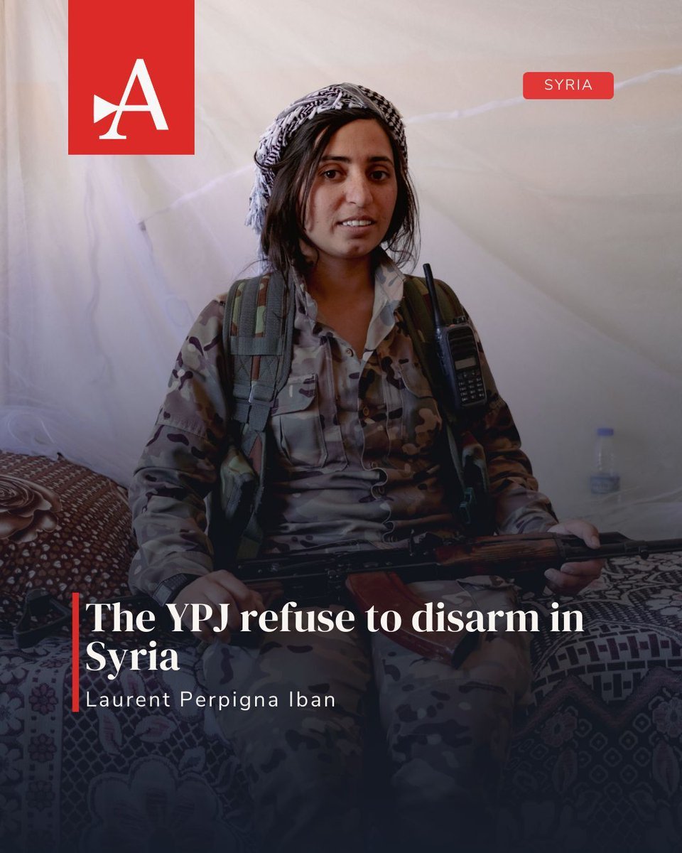 A decade after ISIS, the YPJ face pressure to disarm. For fighters like Siajine and Amara, giving up weapons would mean breaking promises to the dead.
✍️ By <a href="/lperpignaiban/">Laurent Perpigna Iban</a> 
📷 Photo by Alexandra Henry
🔗 theamargi.com/posts/may-our-…