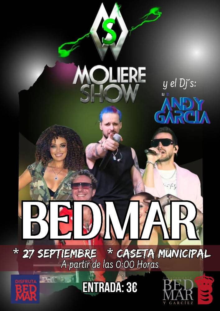 HoraJaen's tweet photo. 📢🎉 ¡Esta noche llega la gran Verbena Popular de la Feria de Bedmar 2025!

🕛 A partir de las 00:00 horas, la Plaza se llenará de música y fiesta con la espectacular Orquesta Molliere y, después, el ritmo continuará con el DJ Andy García hasta altas horas de la madrugada.

🎫 Entrada general: 3 €

💃🕺 No te pierdas el broche final de sus fiestas patronales, ¡ve a disfrutar y bailar en la última gran noche de feria!

#FeriaBedmar2025 #Verbena #AytoBedmar #Bedmar