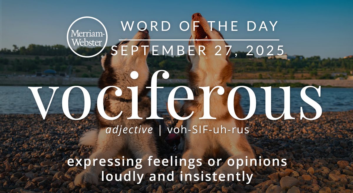 Merriam-Webster tweet media