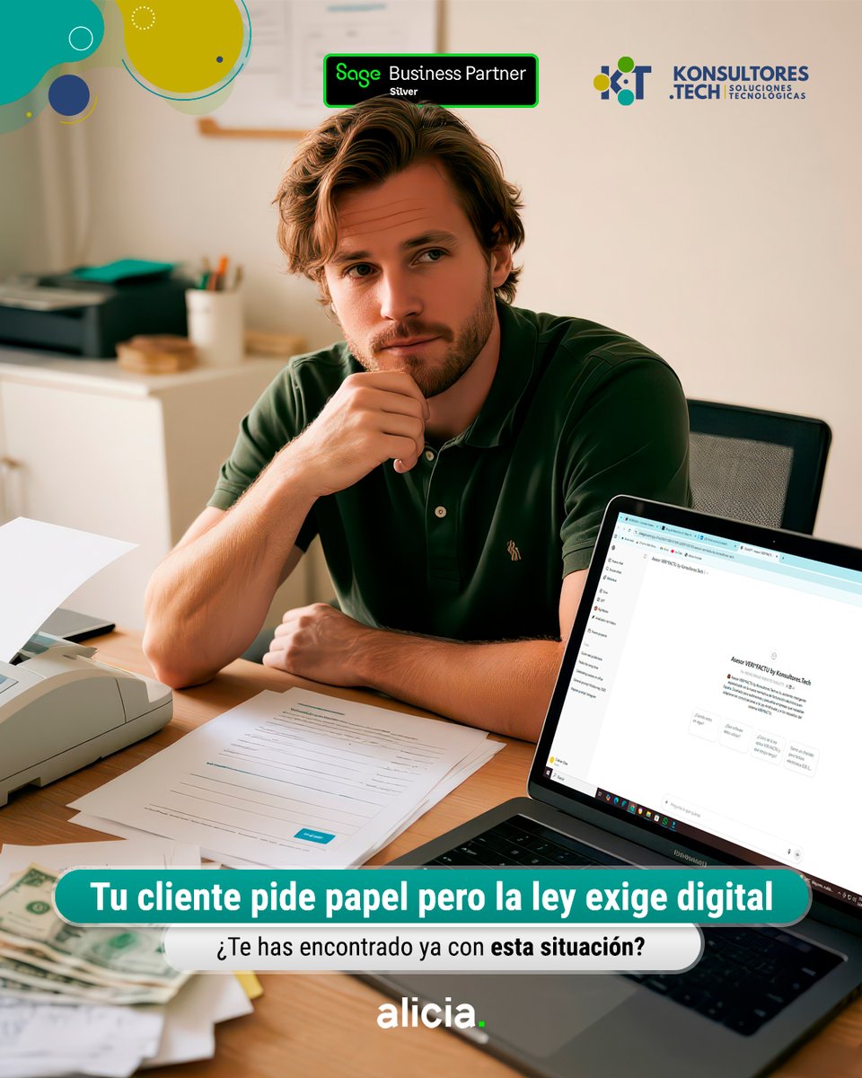 La ley exige la factura electrónica en las relaciones entre autónomos y empresas. Si un cliente solicita papel, la clave está en la comunicación: explicar que es un requisito legal y destacar las ventajas como la seguridad y la rapidez.
