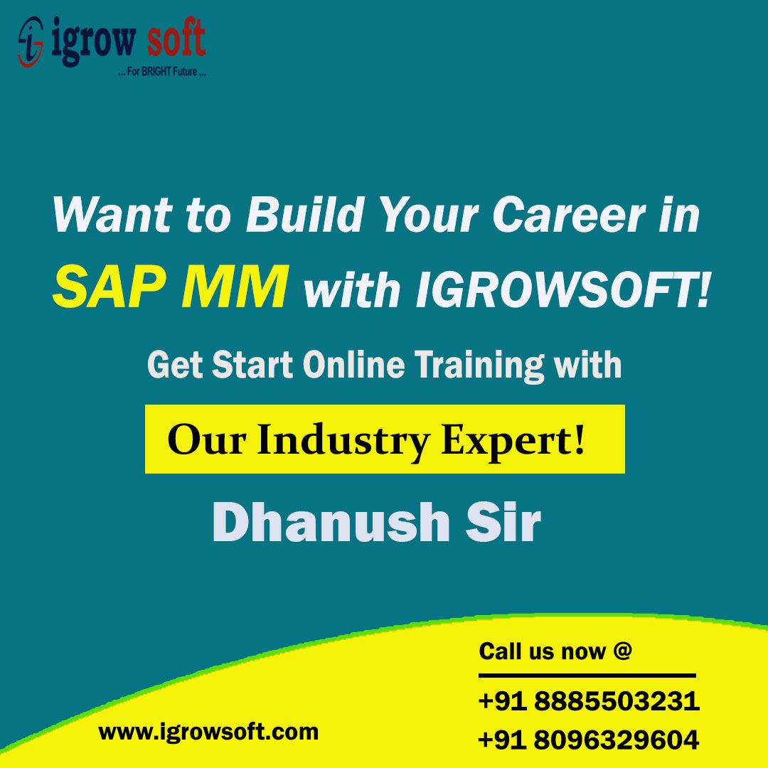 igrowsoftindia's tweet image. Best SAP MM Training in Ameerpet Hyderabad
Visit:igrowsoft.com/sap-mm-trainin…
Call Us:+918885503231|8096329604
Email: igrowsoft.yours@gmail.com

#sapmmtraininginhyderabad
#sapmmtraininginstituteinameerpet
#sapmmtraining