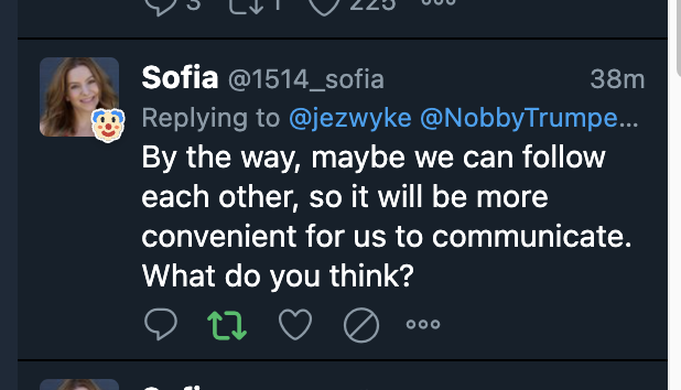 jezwyke's tweet photo. A bot, or just an engagement farming grifter?
Hard to tell really.
#TwitterBots #TwitterGrifters #Bot https://t.co/NVshfEc7FC