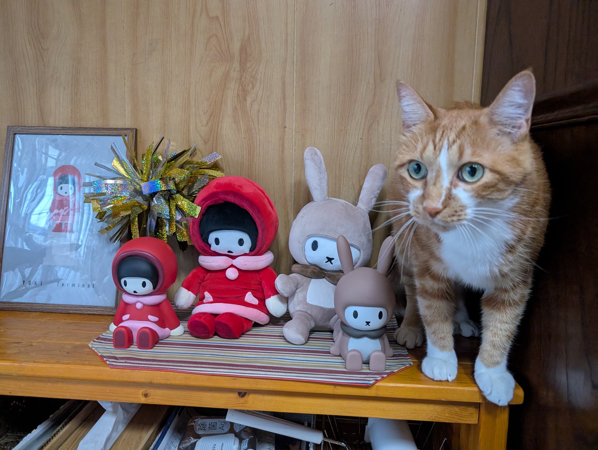 カサとてるてる④みずいろ　ぐで猫さん カサとてるてる④みずいろ ぐで猫さん