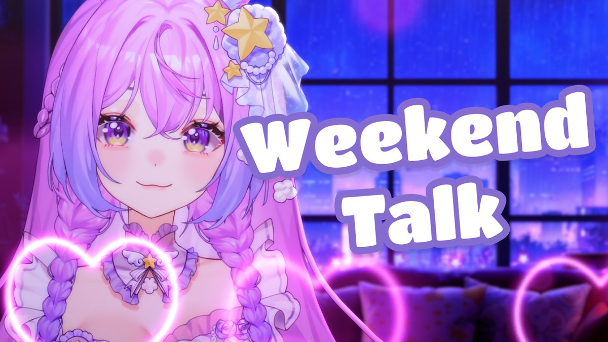 🌙 Weekend Chatting Stream is Back🌙

I’ll be live soon for a relaxing stream where we can talk about anything and everything 💭☁️

🕒 Stream Time: 20:30 GMT+8
📍 YouTube &amp; Twitch (Link in profile)