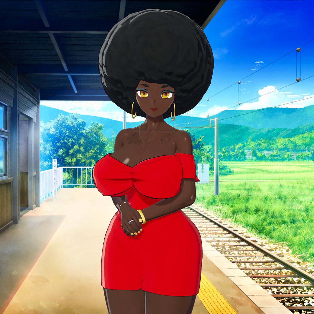 調整するとデカくなるアフロ
#アイコミ