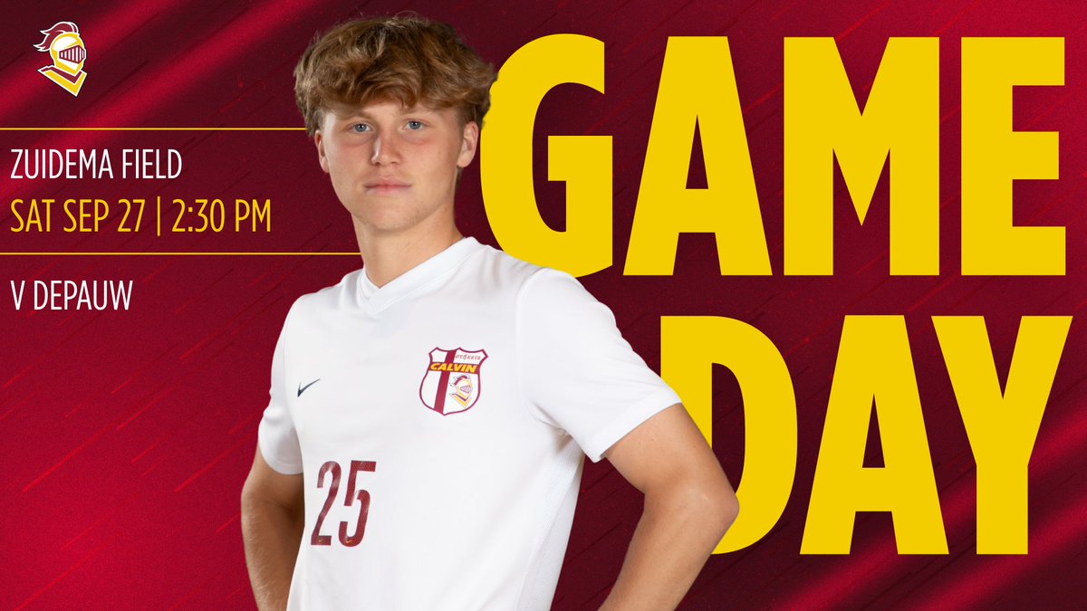 Calvin Knights (@calvinknights) on Twitter photo It's a Calvin Homecoming Game Day for <a href="/CalvinMSoccer/">Calvin Men's Soccer</a> as the Knights host DePauw University at 2:30 p.m. at Calvin Soccer Stadium! #GoCalvin It's a Calvin Homecoming Game Day for <a href="/CalvinMSoccer/">Calvin Men's Soccer</a> as the Knights host DePauw University at 2:30 p.m. at Calvin Soccer Stadium! #GoCalvin