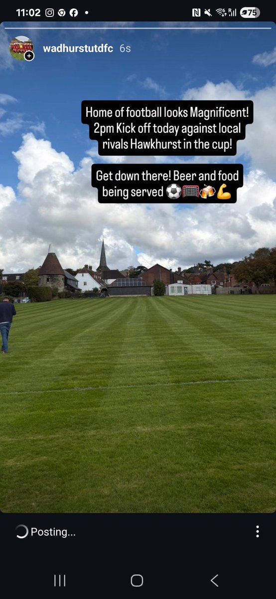 Wadhurst United FC (@wadhurstutdfc) on Twitter photo Pitch looks magnificent ready for our <a href="/MacronESFL/">MSH - East Sussex Football League</a> Hastings cup tie vs Hawkhurst United. Hope to see a decent crowd! Pitch looks magnificent ready for our <a href="/MacronESFL/">MSH - East Sussex Football League</a> Hastings cup tie vs Hawkhurst United. Hope to see a decent crowd!