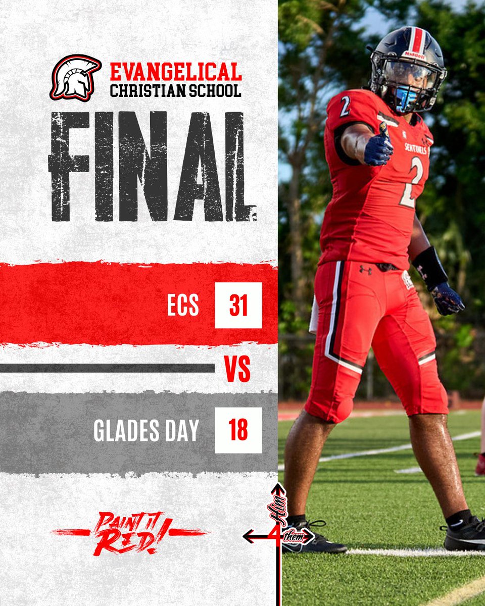 ECS Sports (@ecssports) on Twitter photo ECS Football got the win last night at Glades Day 31-18 #PaintItRed ECS Football got the win last night at Glades Day 31-18 #PaintItRed