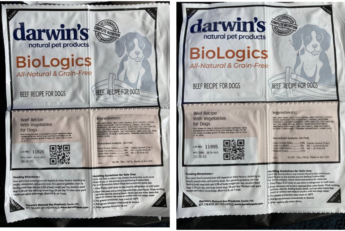 Oh Darwin's...why do we have to do this again?

FDA has yet again issued an advisory about Salmonella and Listeria contamination of Darwin's raw pet food.

The company has, yet again, not recalled the diet.

More details in the reply.