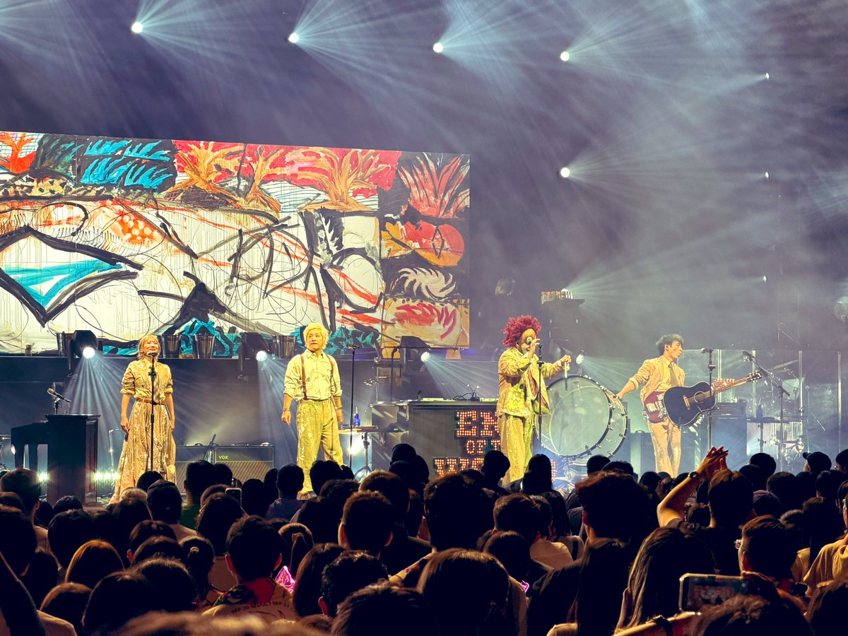 台北のセカオワのライブ、めちゃくちゃよかった！！ところで、深瀬くん