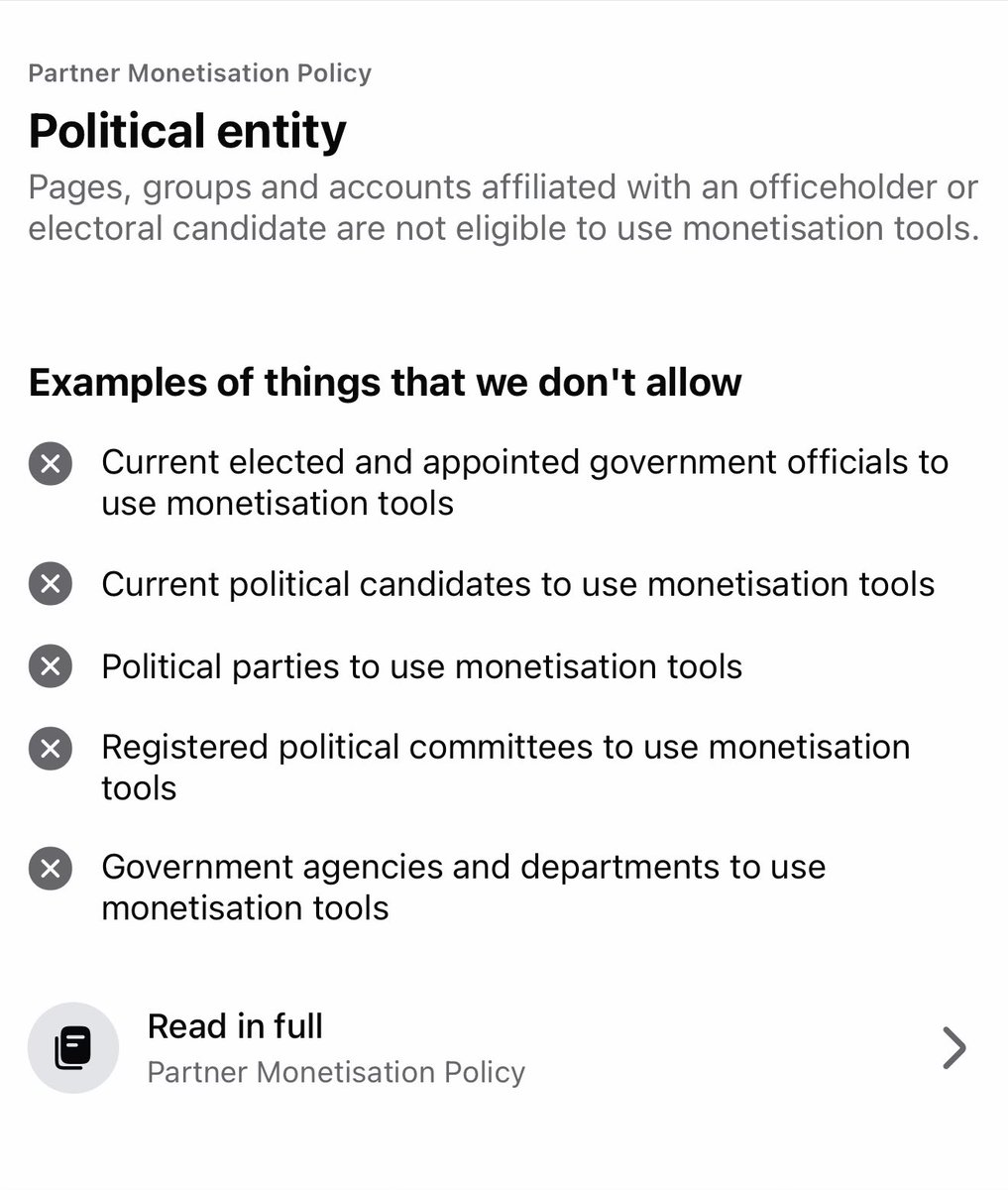 darrengrimes's tweet image. Facebook has demonetised me for being elected as a councillor. Council allowances are hardly riches, and I gave up a TV gig to serve my community. To support my work and hear exclusive livestreams with me and guests, please sign up (even free helps): darrengrimes.com