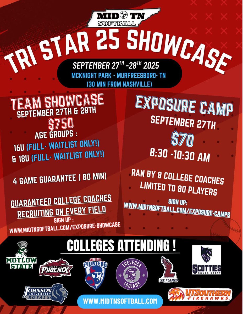 AniyaFarrow20's tweet photo. Come check out Me and My Team this weekend for the Mid Tn Showcase!!! #midtnsoftball #g12010 @G1AthleticsTN https://t.co/uggxLFoUYL