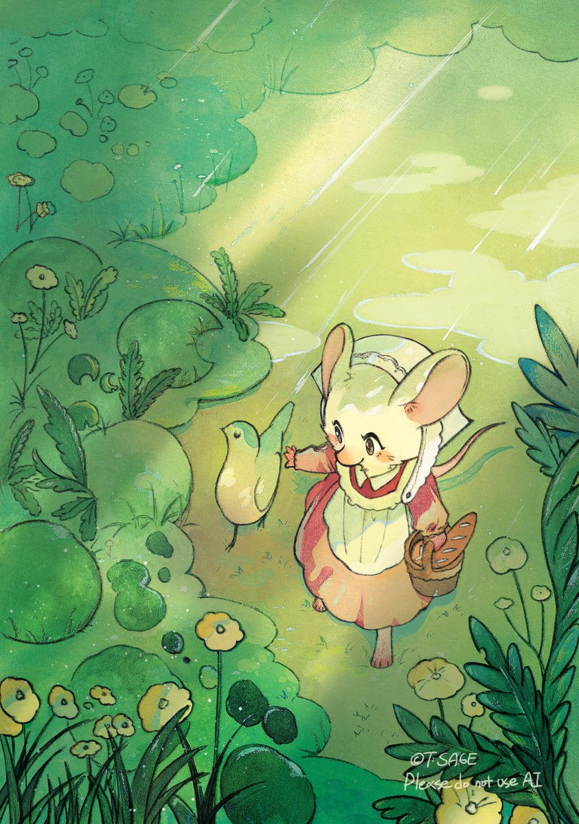 산들바람 부는 아침
A breezy morning