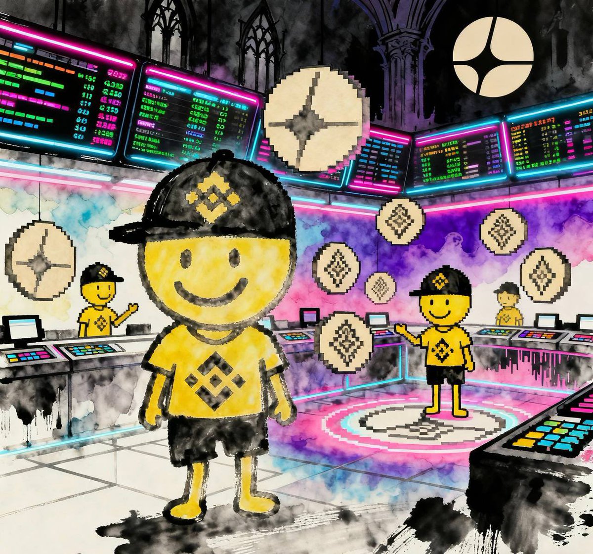 In the galaxy of crypto, Aster shines as the guiding star, while JobIess keeps building step by step with the community.