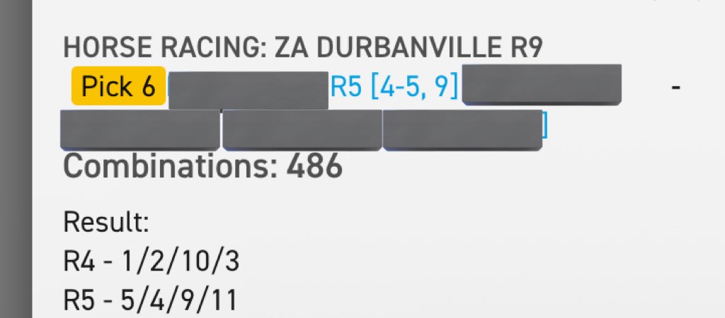 Race 5 🤯🤯🤯

My picks (4/5/9) placing 1st 2nd &amp; 3rd 

Imagine having an exacta or swinger <a href="/justjuniie/">Juniie 🧊</a>