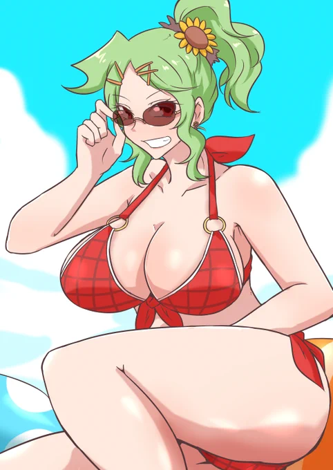 #このタグを見た人は自分の絵の太ももをのせる