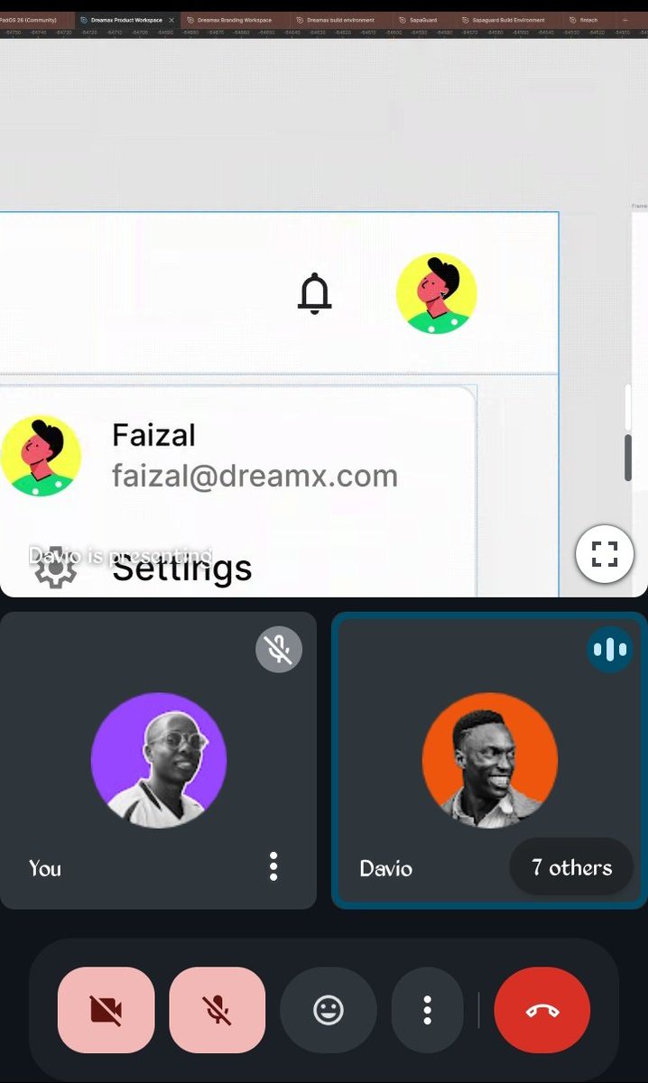 Faizal🎨 (@thecreativefaiz) on Twitter photo We had a great session with <a href="/Daviowhite/">Your Designer</a> today 🚀
- Swapping assets within a component
- Dashboard logic & structure
He broke it down beyond just UI, touching on logic, scalability & user experience. Super insightful ✨🔥
A big shout out to <a href="/Daviowhite/">Your Designer</a> & <a href="/dreamaxhq/">Dreamax</a> 🙌🏾🙌🏾 We had a great session with <a href="/Daviowhite/">Your Designer</a> today 🚀
- Swapping assets within a component
- Dashboard logic & structure
He broke it down beyond just UI, touching on logic, scalability & user experience. Super insightful ✨🔥
A big shout out to <a href="/Daviowhite/">Your Designer</a> & <a href="/dreamaxhq/">Dreamax</a> 🙌🏾🙌🏾