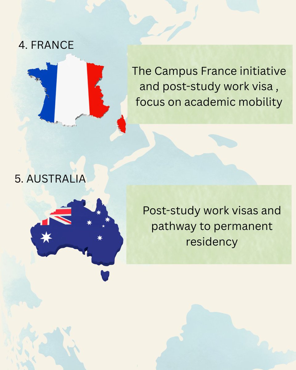 eduPlusAbroad's tweet photo. 🌍 Looking beyond the H-1B?
Indian students now have amazing opportunities in Austria, Germany, UK, France, and Australia with post-study work visas, scholarships, and pathways to residency. 🚀✨

Your global career doesn’t stop at one country—it begins anywhere you choose. 💡 https://t.co/MwTuCH6H1d