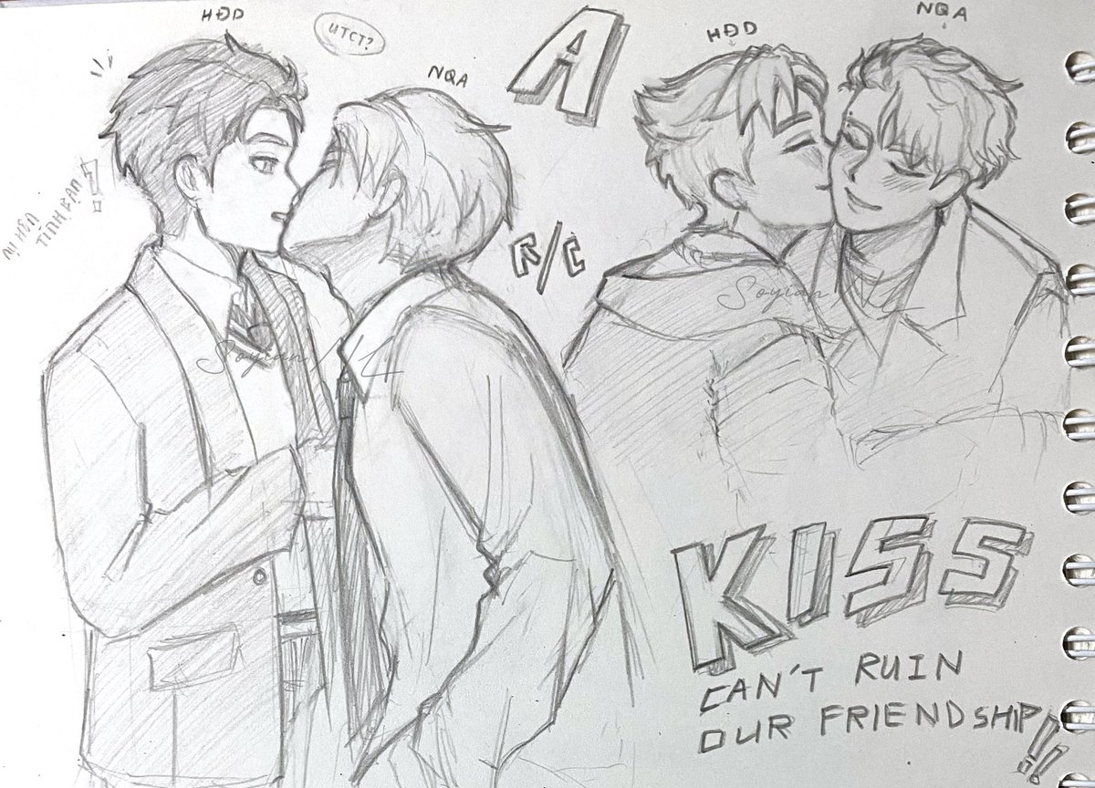 SoyianNL's tweet photo. Bạn thân kiểu RC?
🧑‍❤️‍💋‍🧑
—
❗️Vẽ dựa trên sự delulu, không có thật❗️
#fanart #RhyCap #RHYDER #CAPTAINBOY https://t.co/zwDS59w0GH