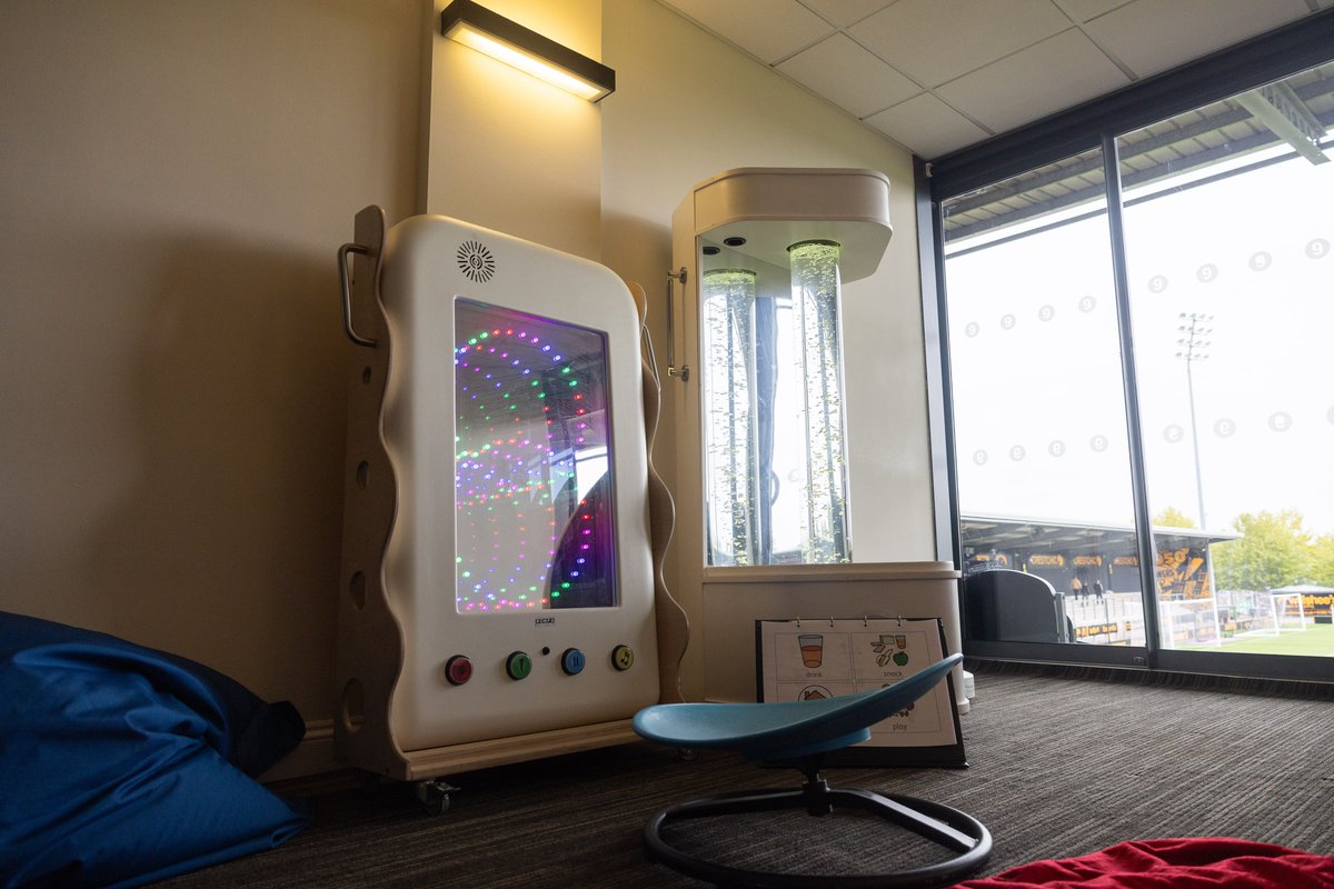 burtonalbionfc's tweet image. Our brand new sensory room is all set up.

Thank you to PDP Lead Coach Shaun Barker and @fountainsschool for their donations and support.

#TheBrewers
