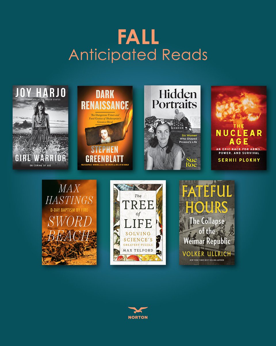 wwnorton's tweet photo. It's time to make space on your shelves for these upcoming books. Here are some of Norton's most anticipated books for the fall that you should add to your tbr📚.
#bookrecommendations #fallbooks https://t.co/mDkL0nQDQe