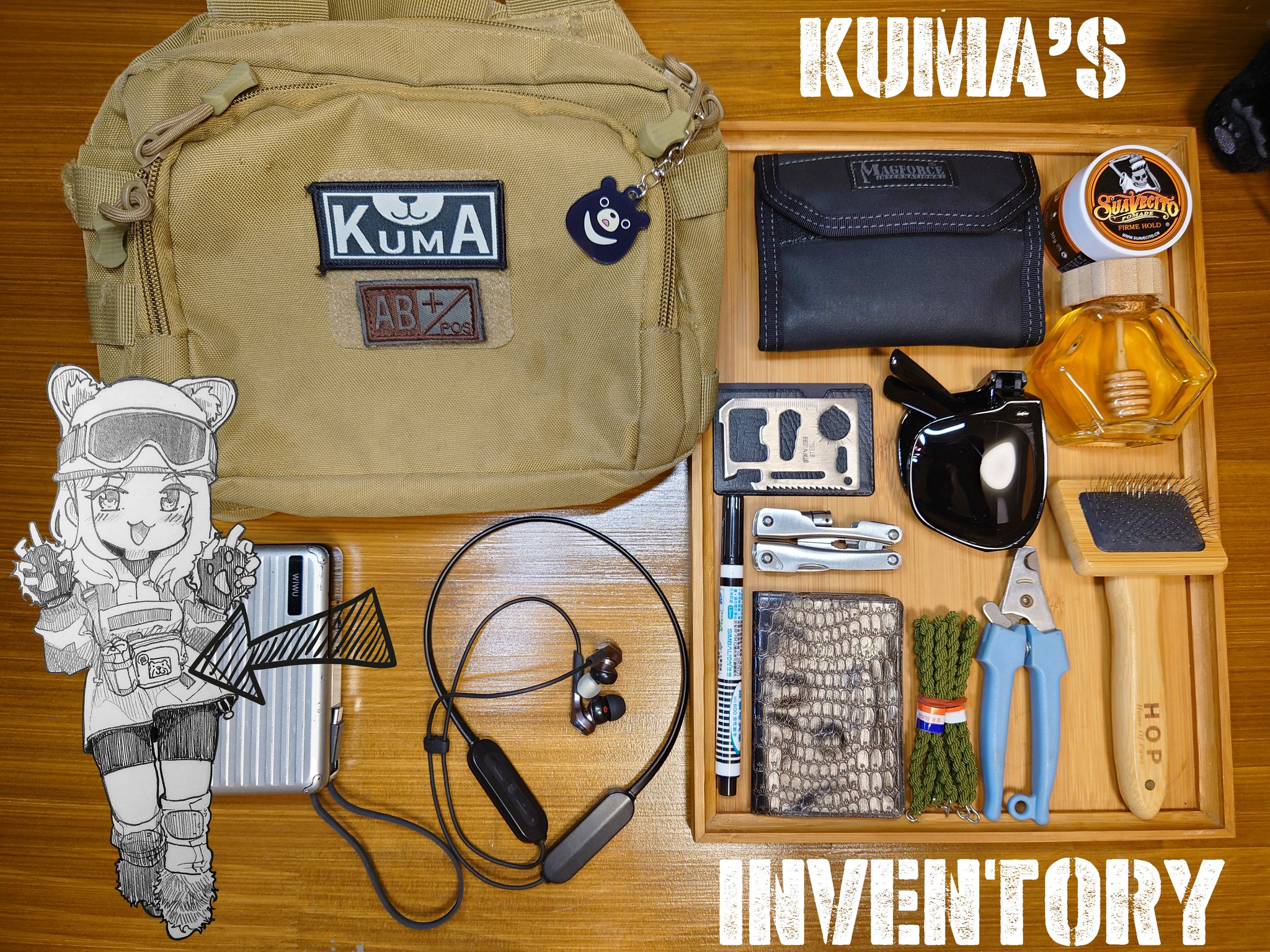 バッグ KUMA バッグ/ブラック（OEMG11340A-BK_C）｜メンズ（メンズ）｜コナカ